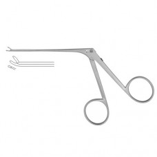 Micro Alligator Forceps Right - Cup Shaped Stainless Steel, 8 cm - 3" Cup Size - Jaw Size 0.6 x 0.5 mm - 3.5 mm